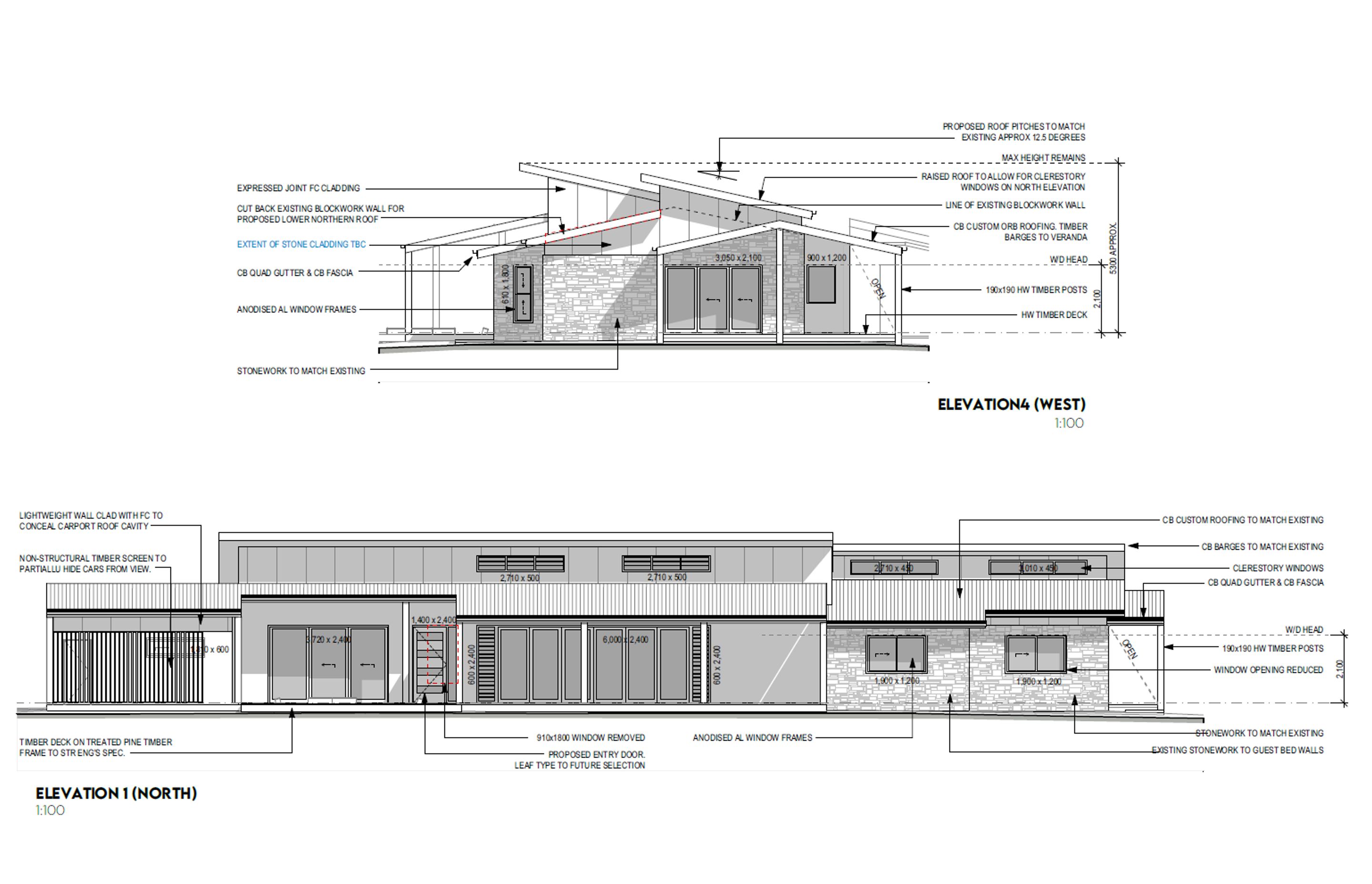 Proposed Elevations