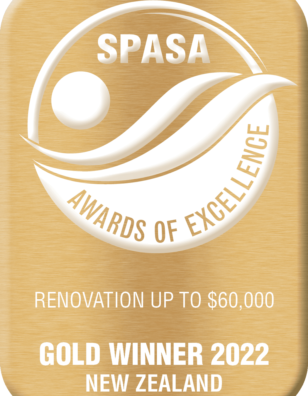 Very pleased to have received the awards to Renovation up to $60,000 at the SPASA NZ Awards of Excellence 2022 for this project