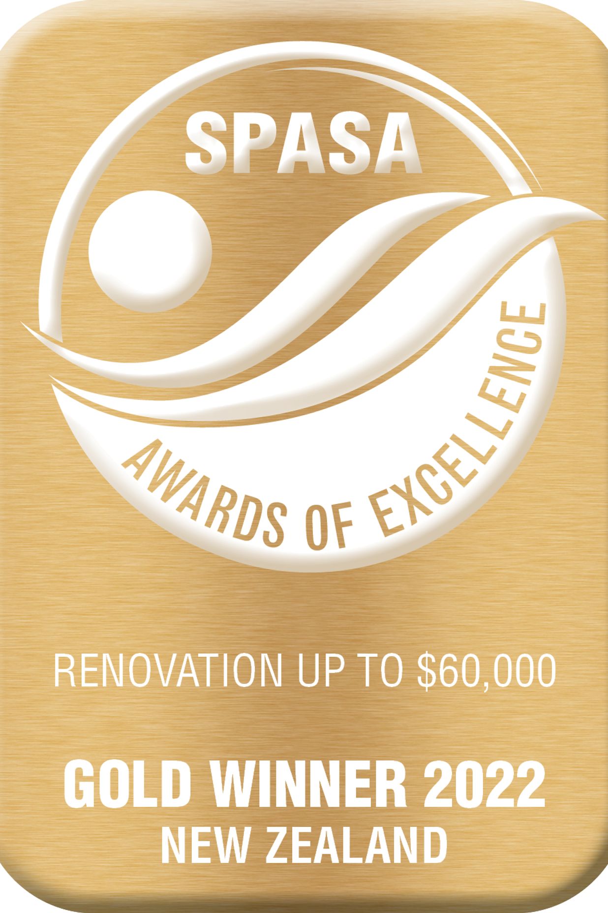 Very pleased to have received the awards to Renovation up to $60,000 at the SPASA NZ Awards of Excellence 2022 for this project