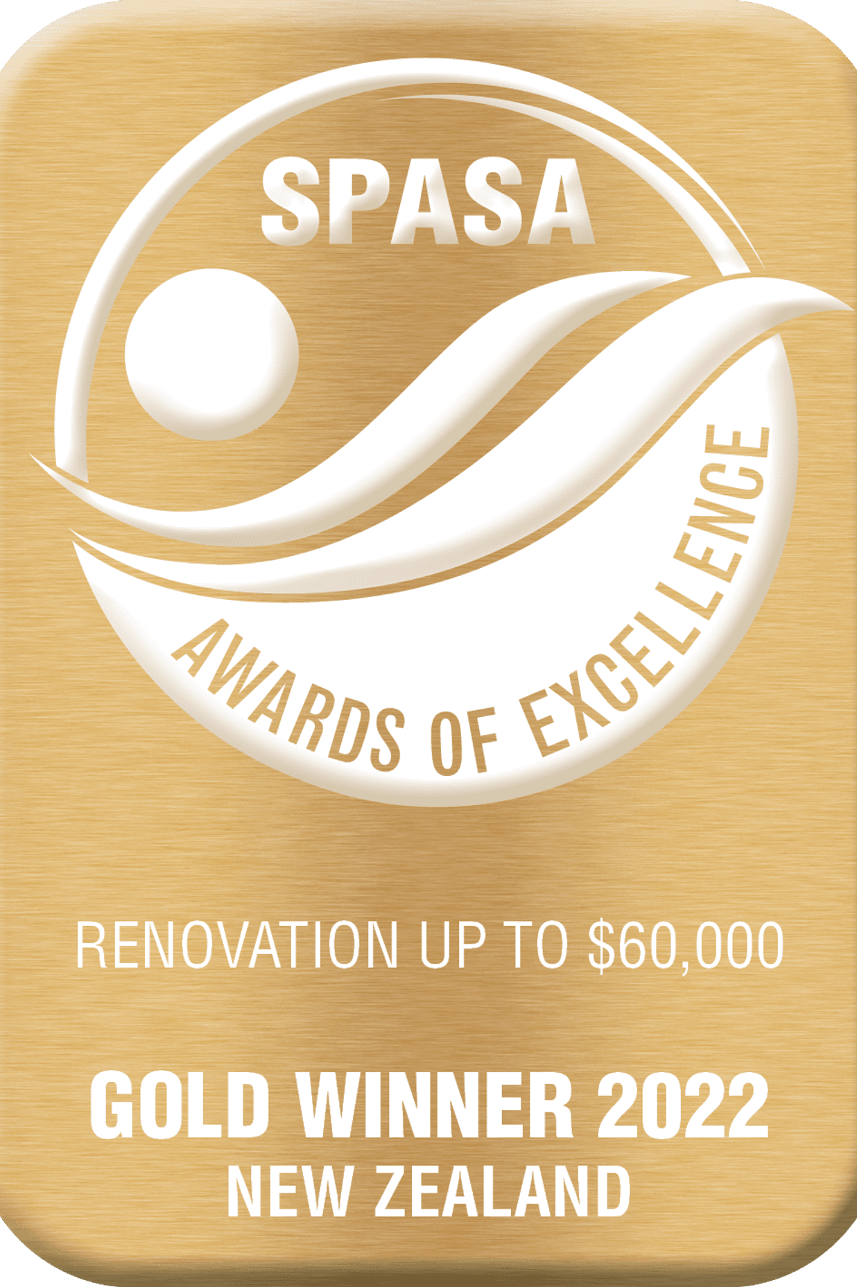 Very pleased to have received the awards to Renovation up to $60,000 at the SPASA NZ Awards of Excellence 2022 for this project