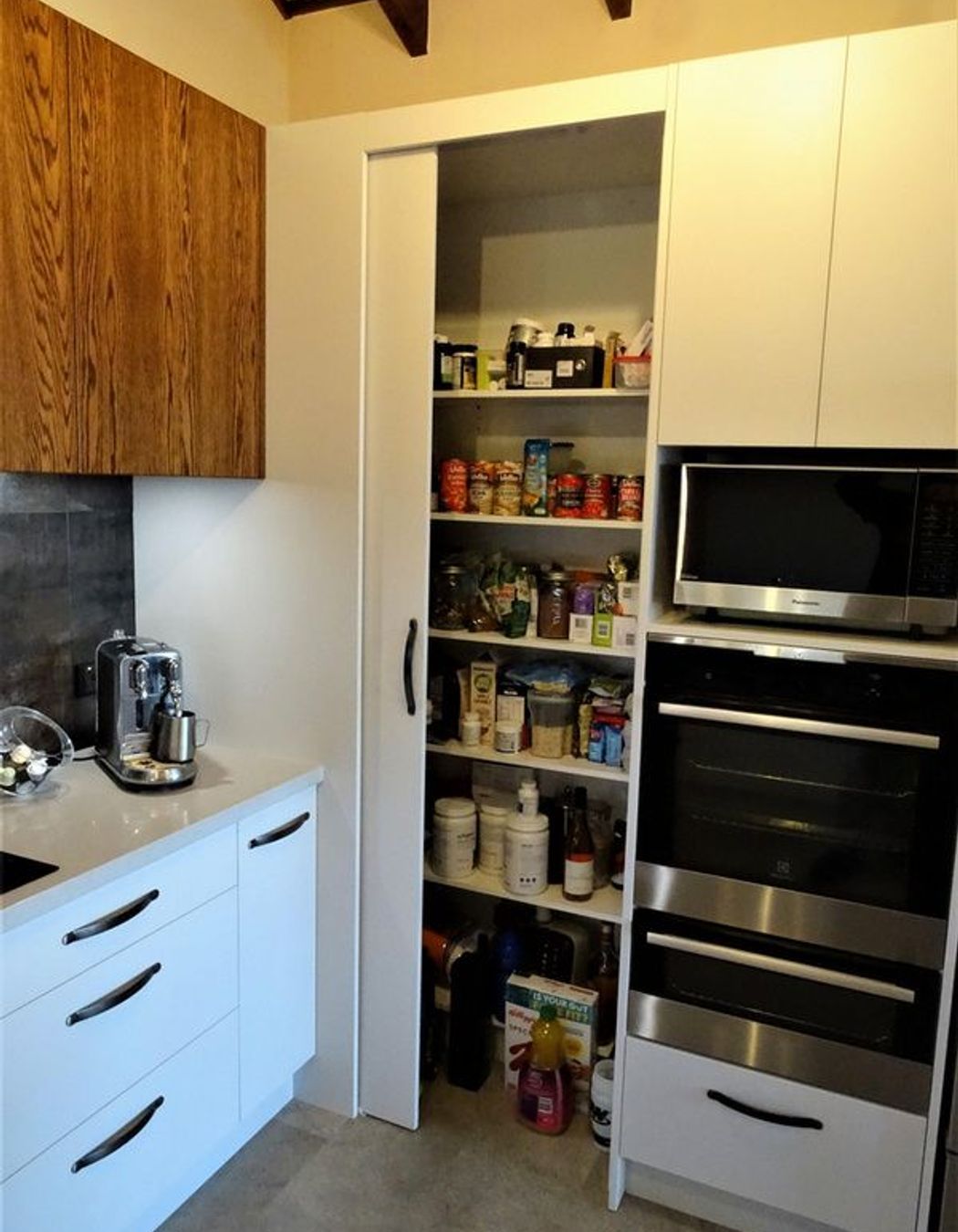 Sliding door storage