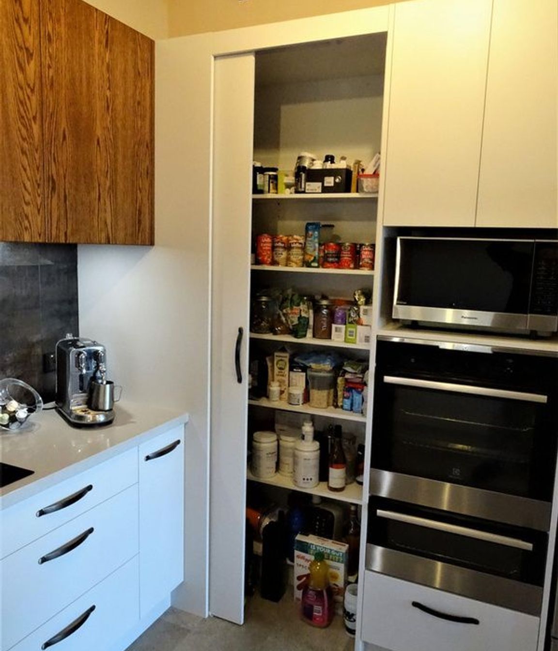 Sliding door storage