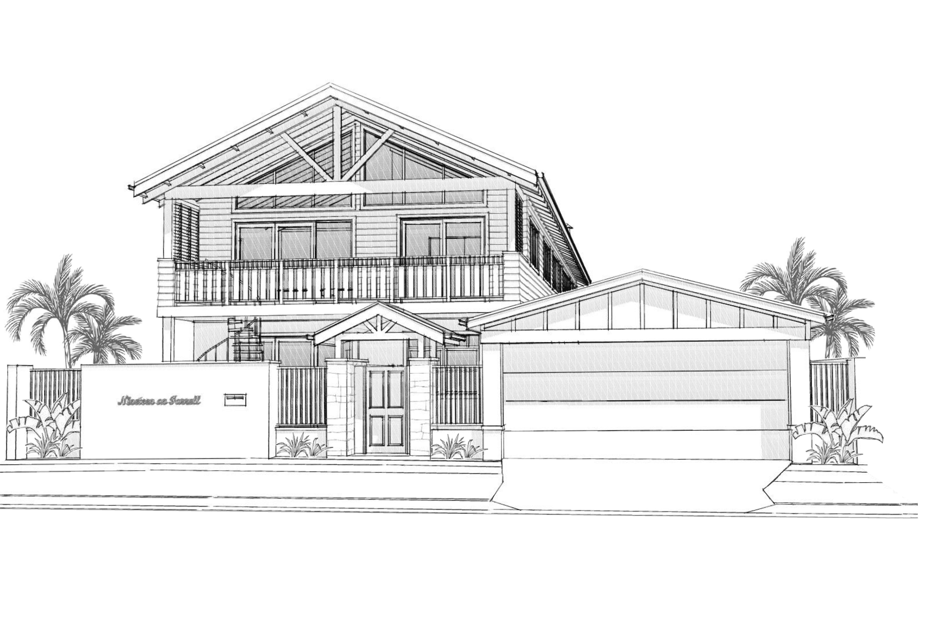 Street 3D Sketch Perspective