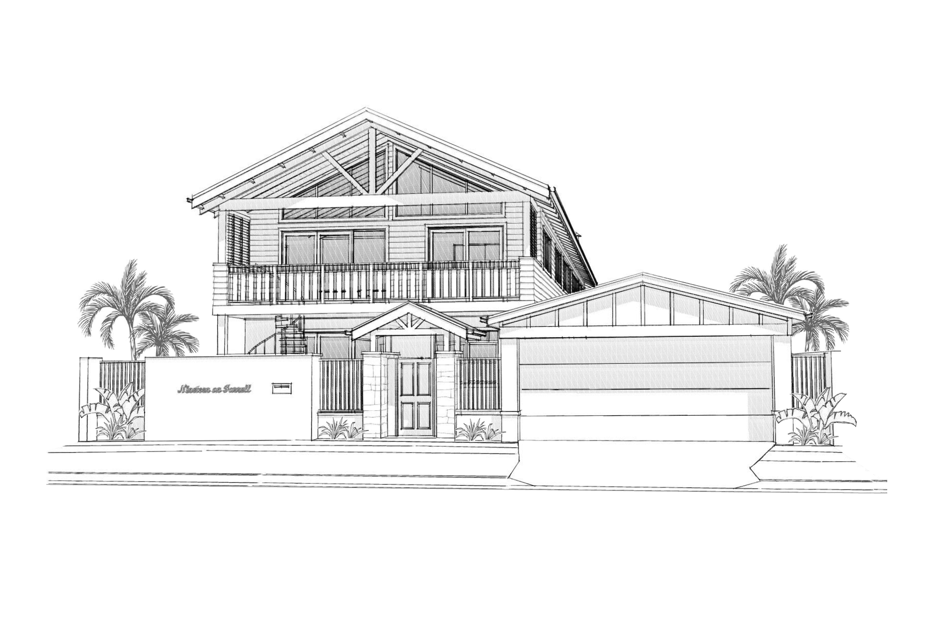 Street 3D Sketch Perspective