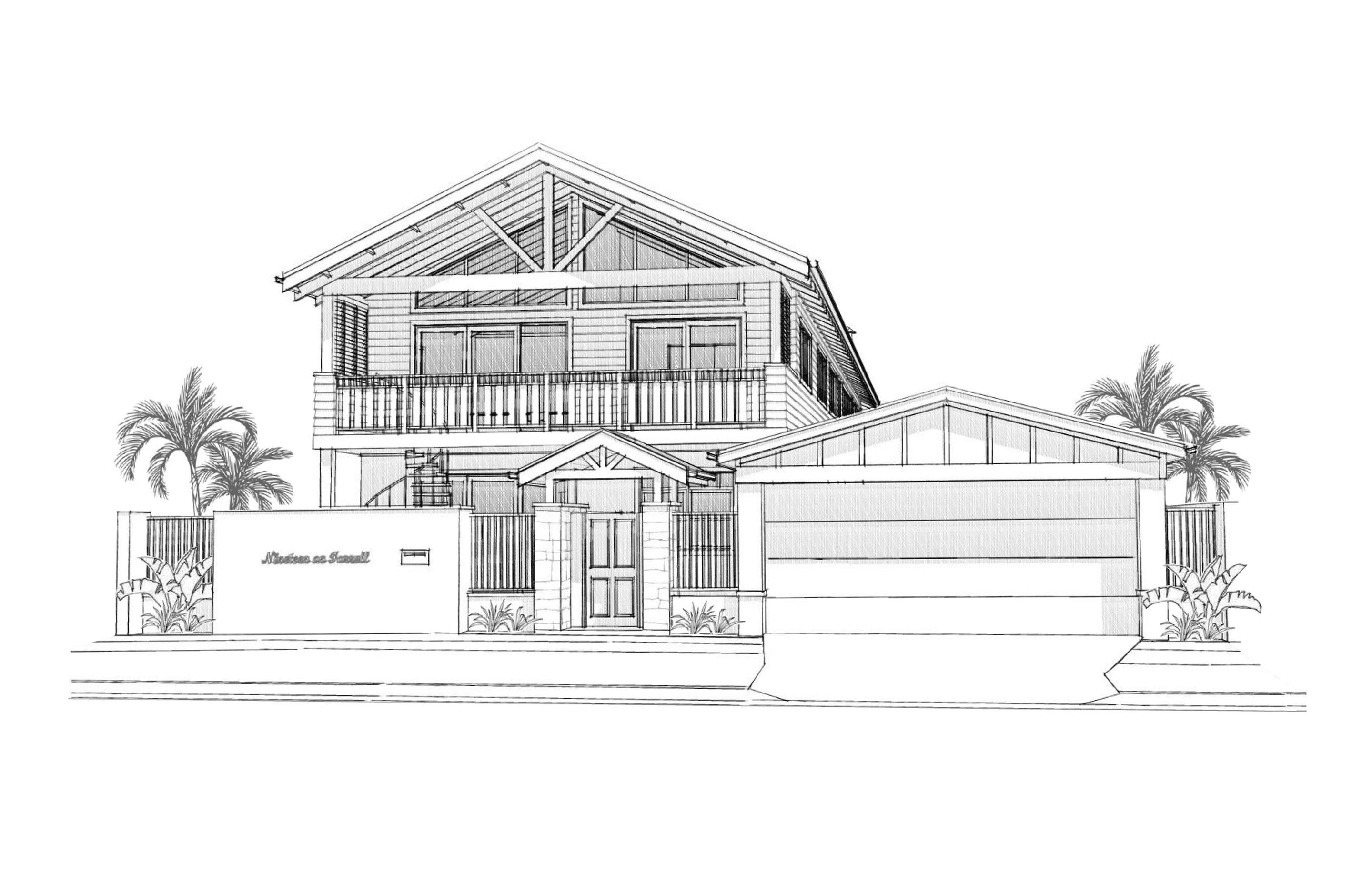 Street 3D Sketch Perspective