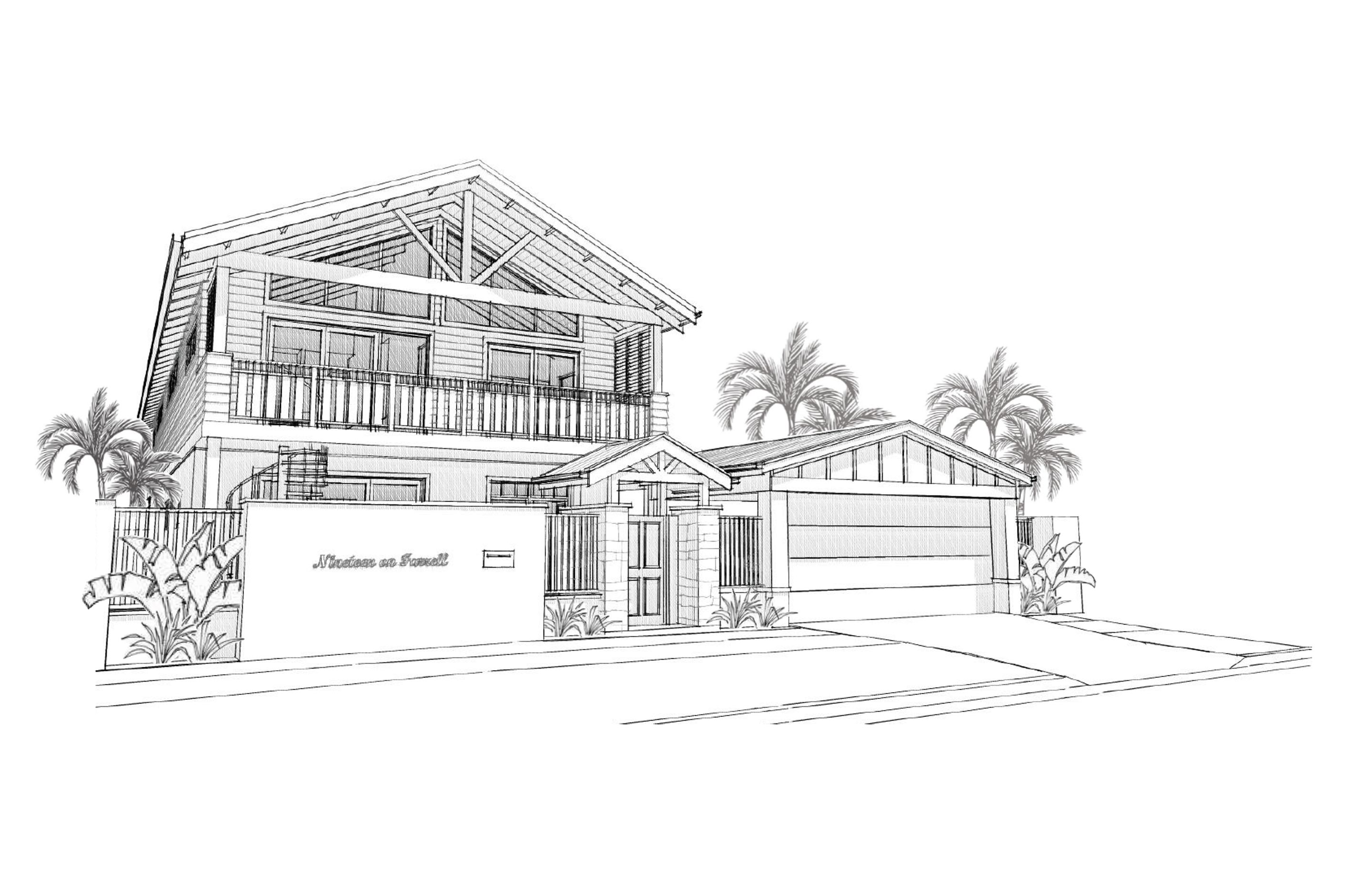 Street 3D Sketch Perspective
