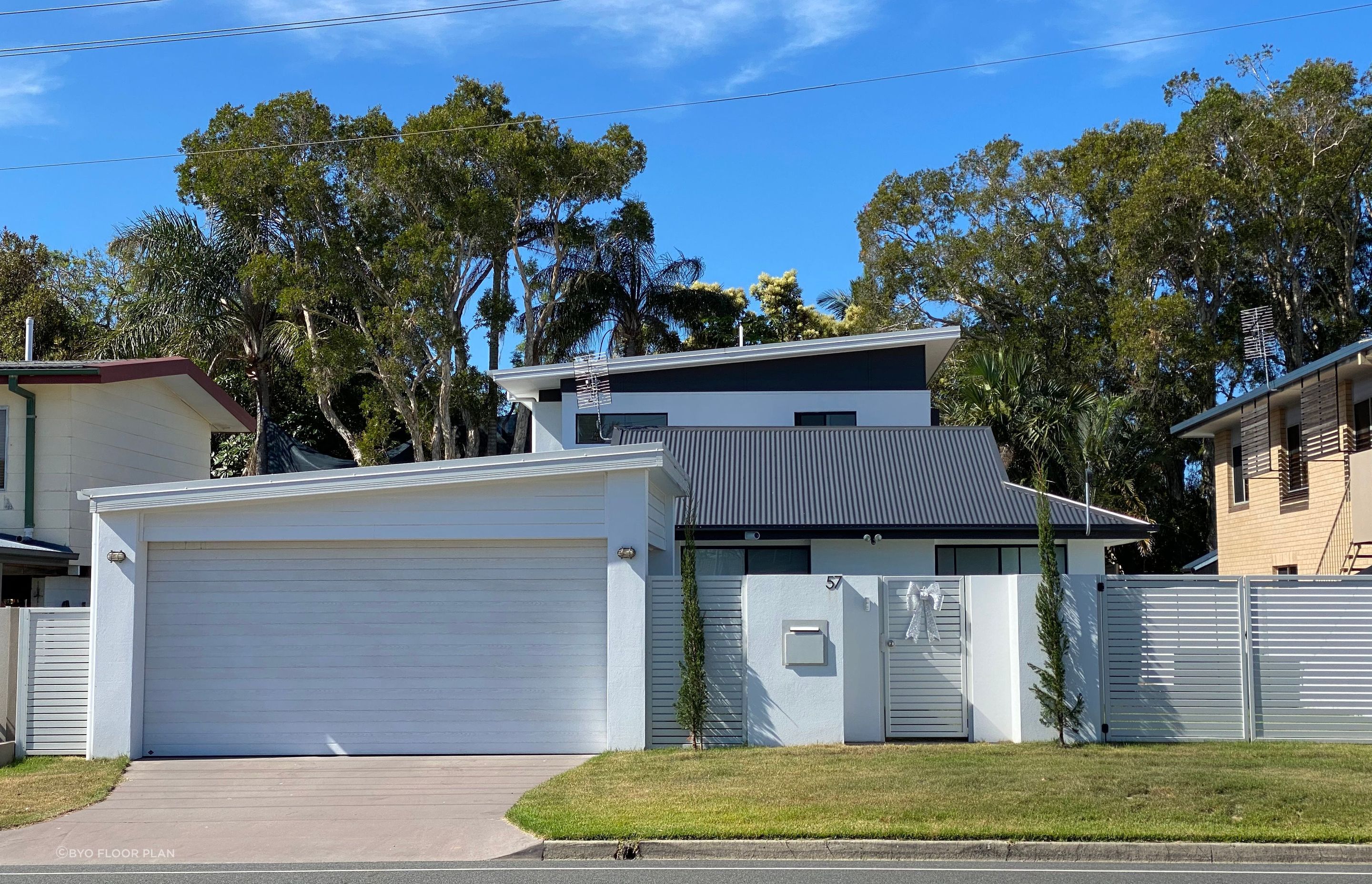 Finished Street Façade - Existing Below