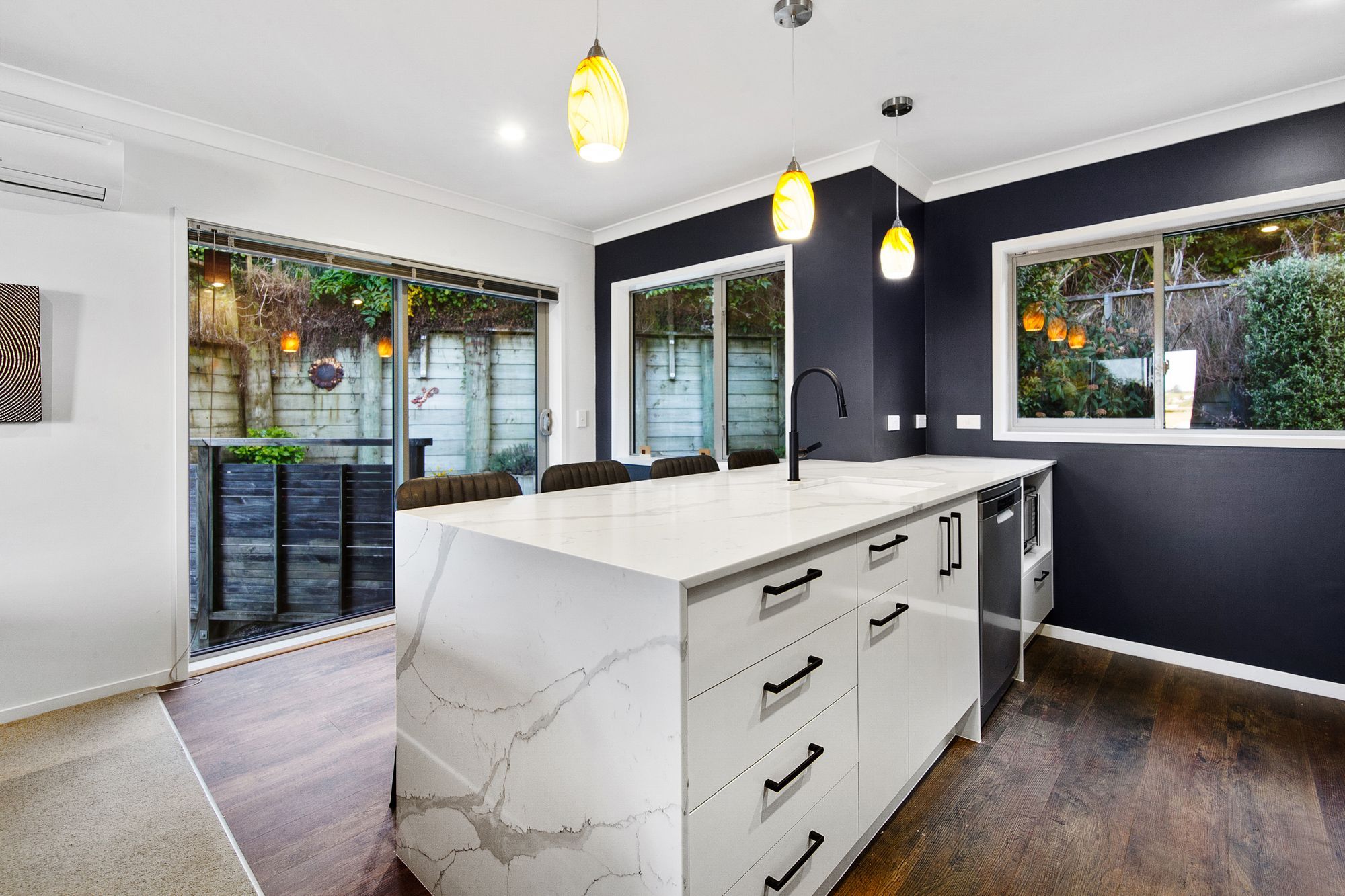 A tired Wellington kitchen gets an exciting new look with both stylish and practical elements achieved on a budget