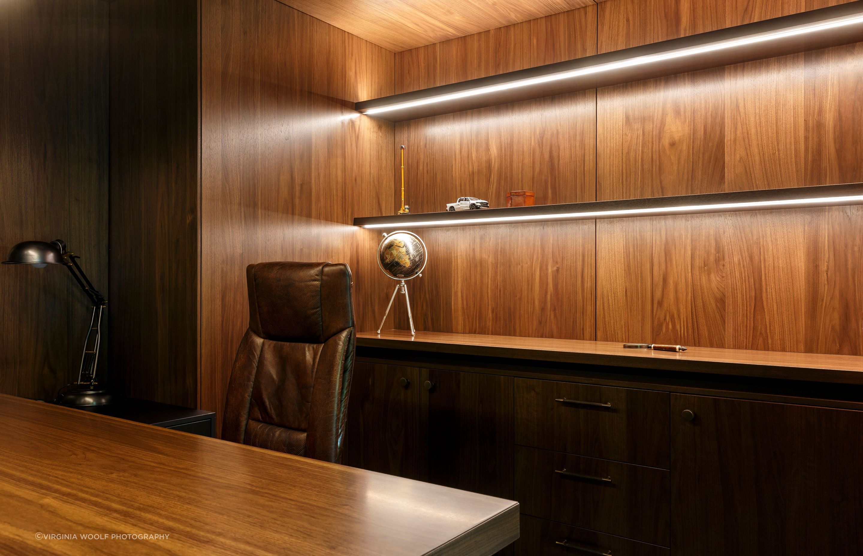 Prime Veneer, Toitū American Walnut Veneer. Design by Craig Hooper Design. Joinery by Cooper Webley.