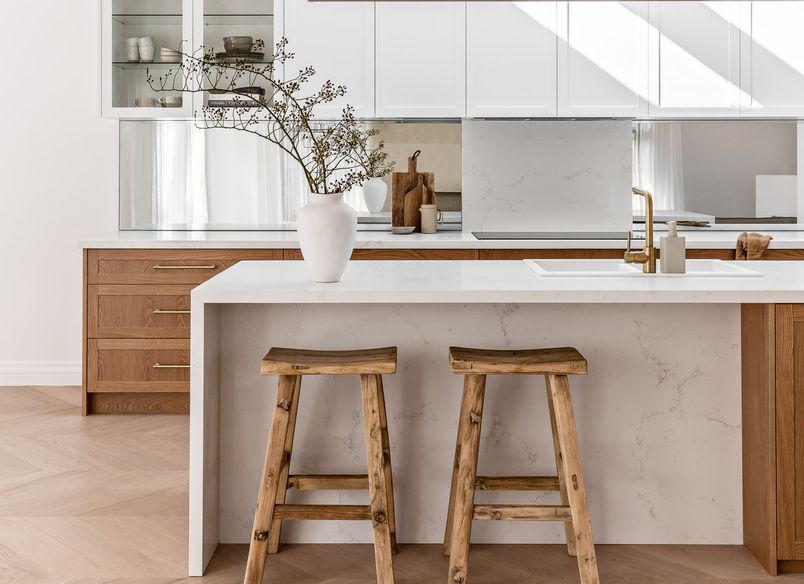 The Spanish Mission Coogee Home x Touch Handles - Kitchen
