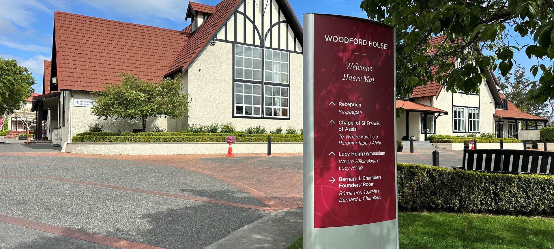 Woodford House Havelock North banner