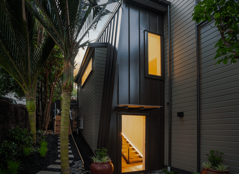 Ponsonby Urban Oasis - Angle / Standing Seam Wall Cladding - Colorsteel