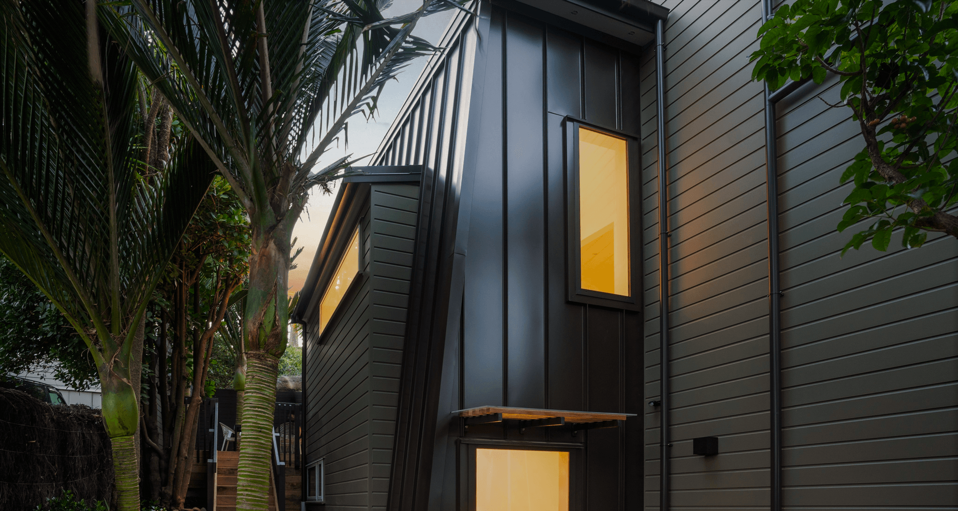 Ponsonby Urban Oasis - Angle / Standing Seam Wall Cladding - Colorsteel banner