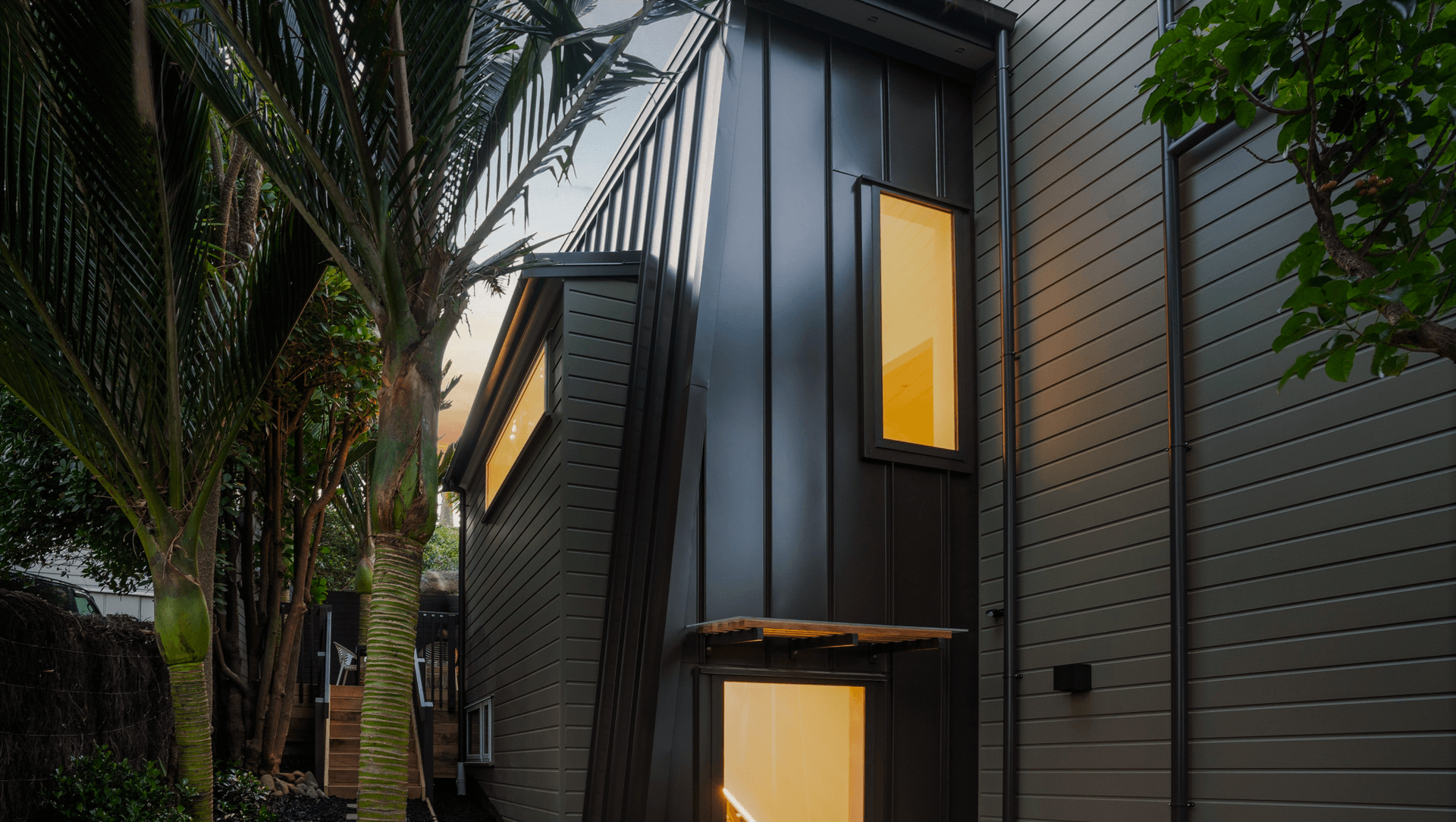 Ponsonby Urban Oasis - Angle / Standing Seam Wall Cladding - Colorsteel banner