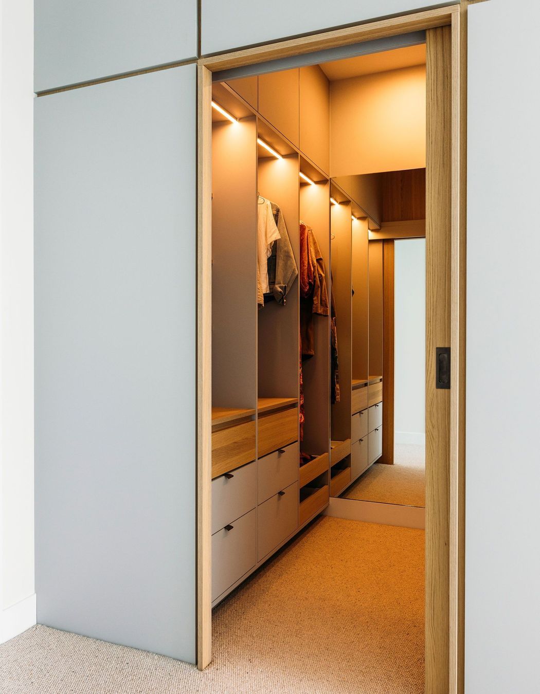 Lovely detailing in the cabinetry and luxurious underfoot.