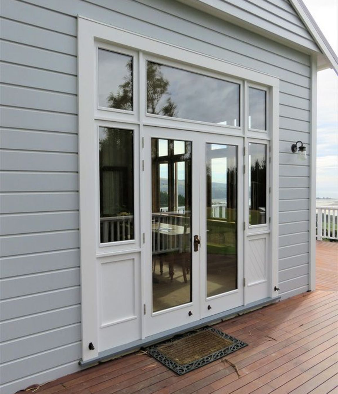 Wooden french doors