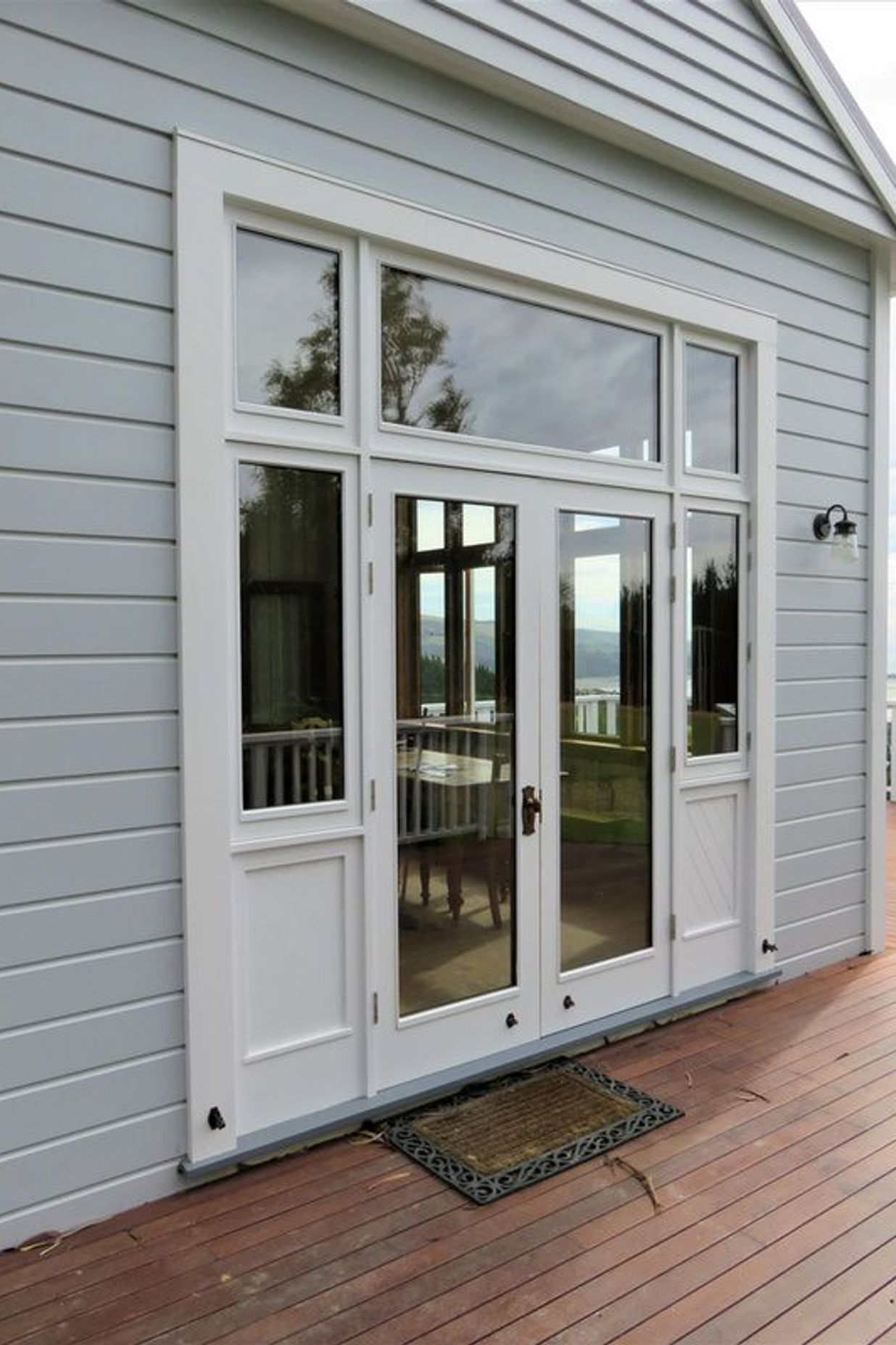 Wooden french doors