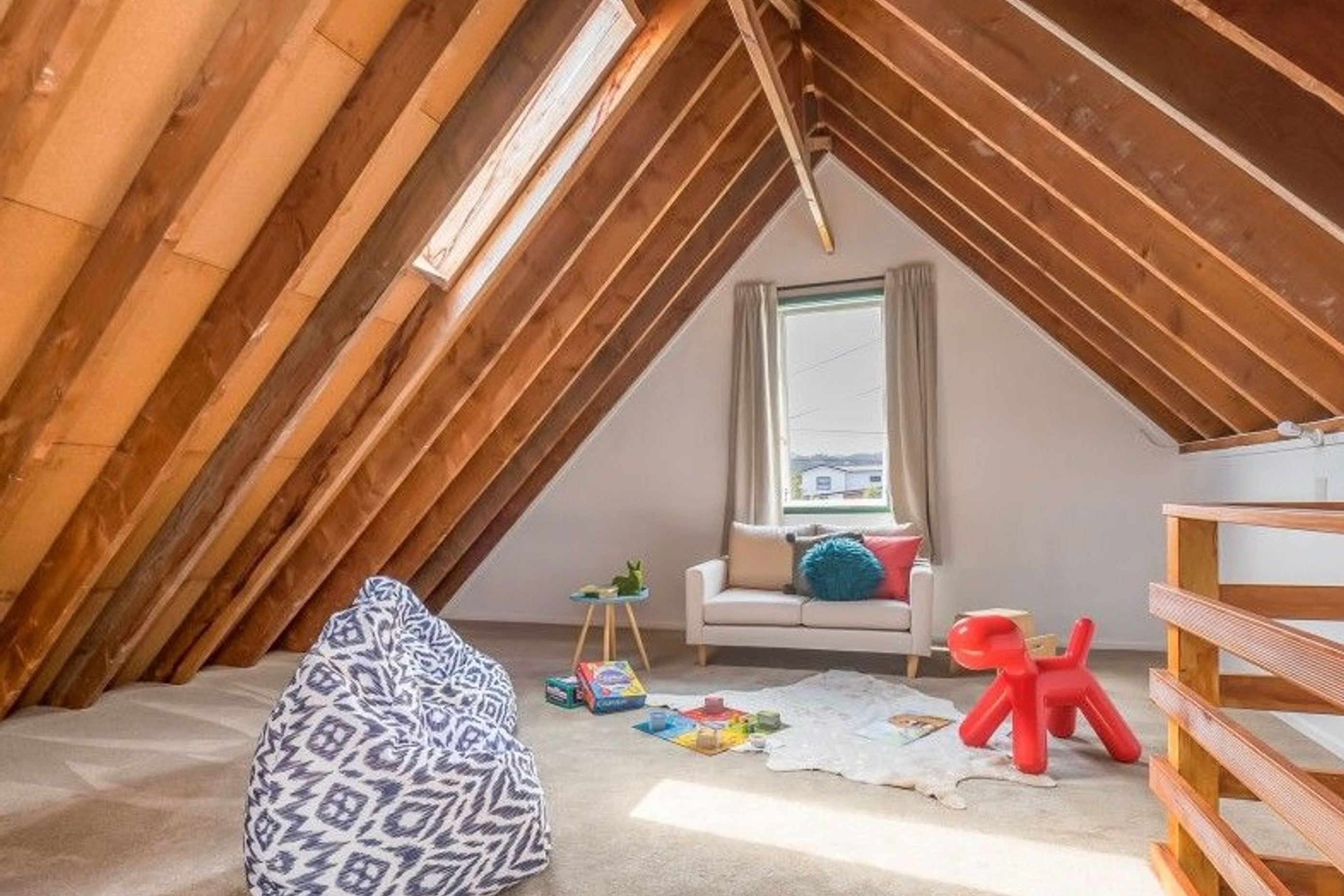 Existing Loft space prior to renovation
