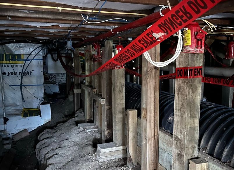 Vauxhall Road, Narrow Neck - Re-levelling and Re-piling