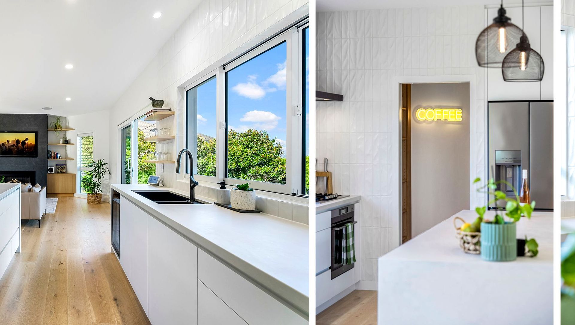 Modern Kitchen Bliss with Nature's Touch banner