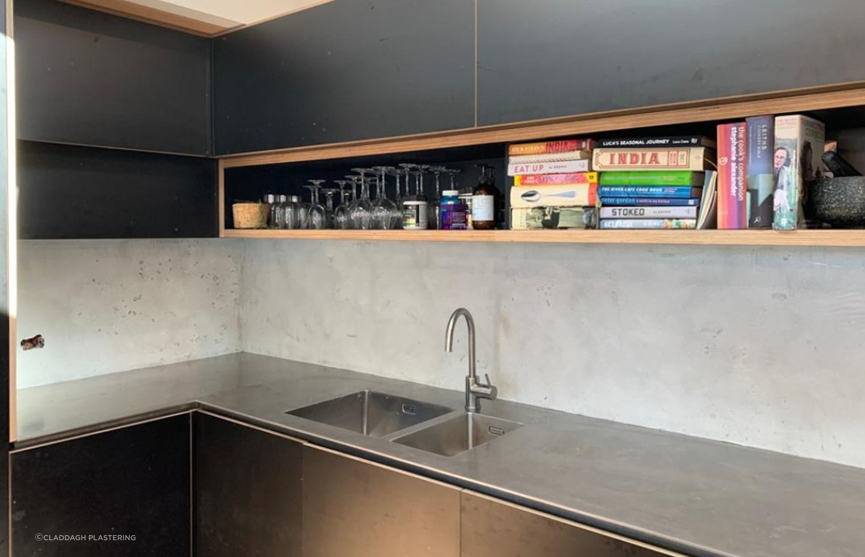 Polished Plaster - Kitchen Splashback