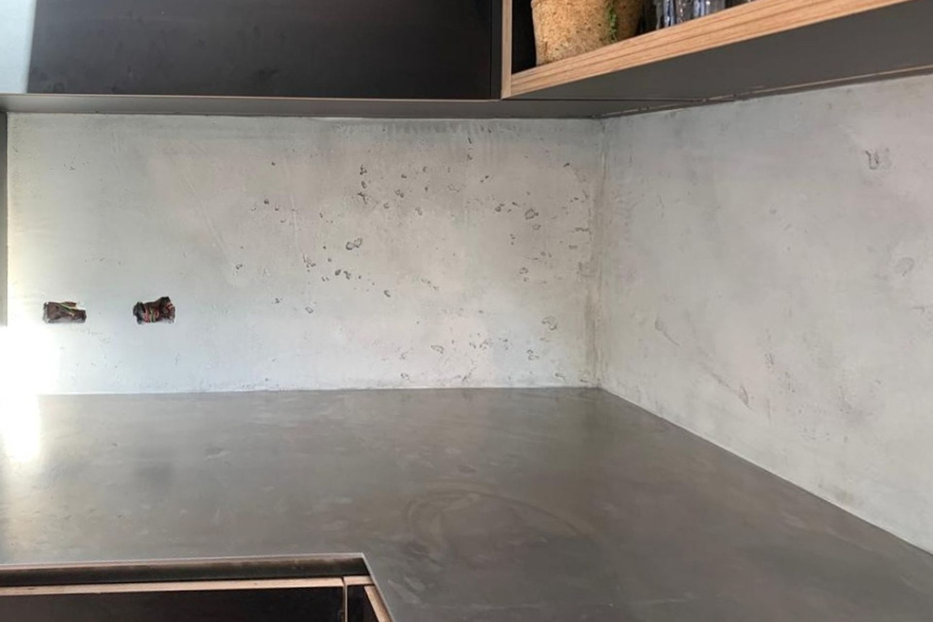 Polished Plaster - Kitchen Splashback