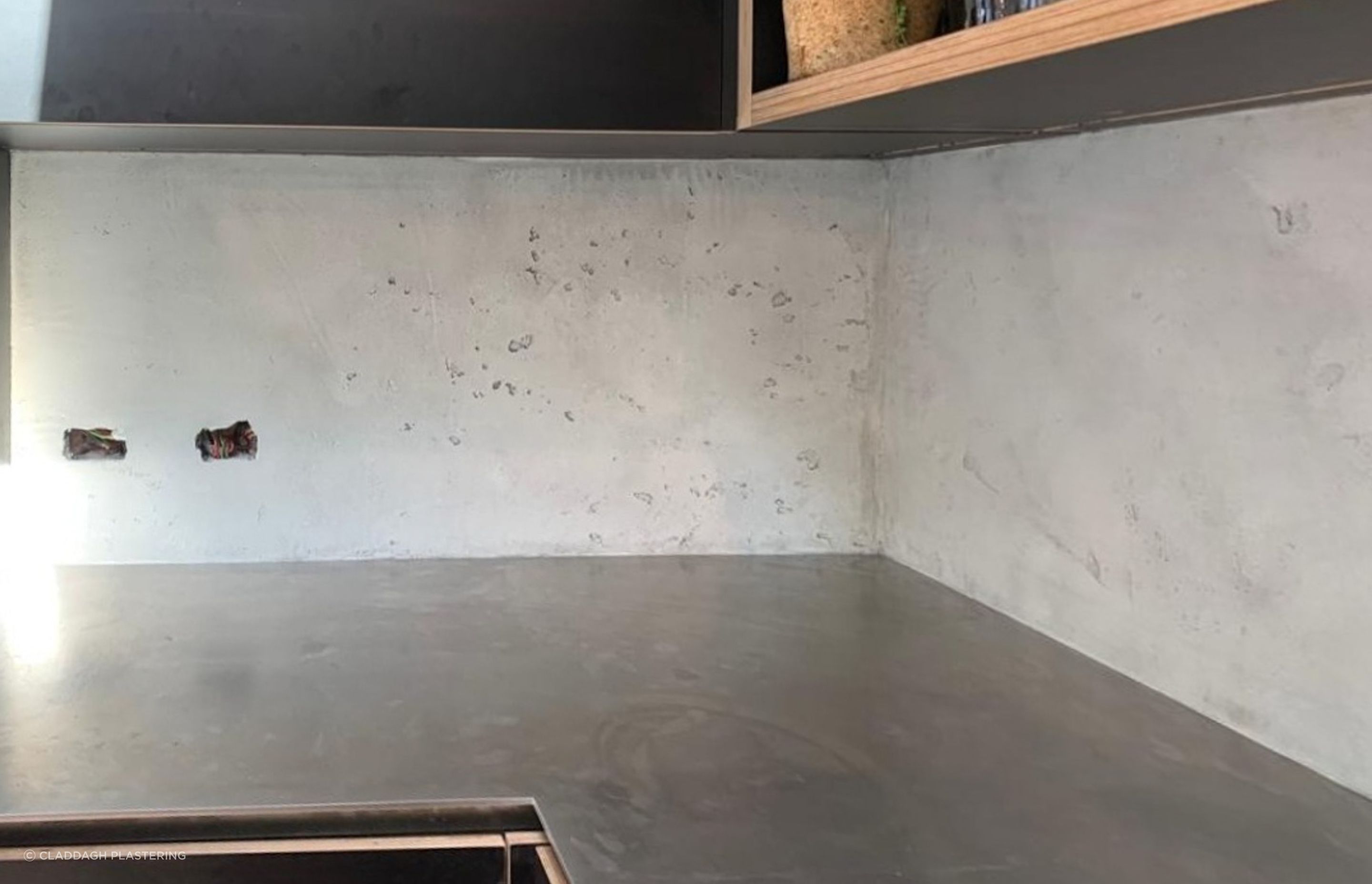 Polished Plaster - Kitchen Splashback