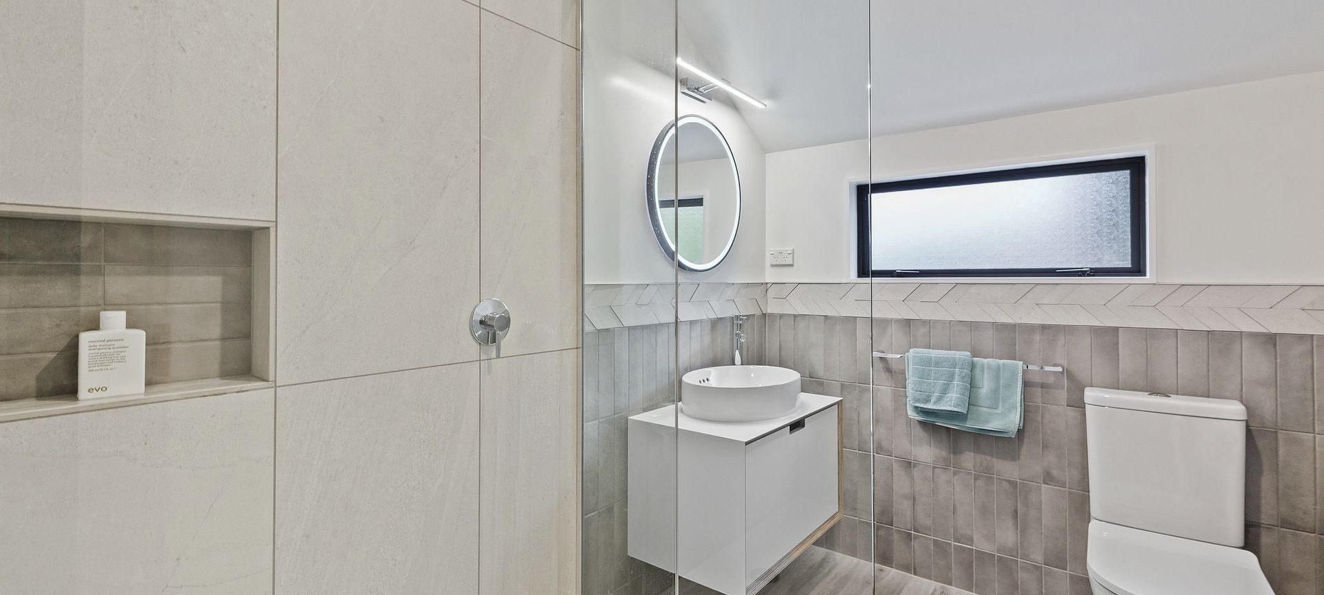 Unique Tiling Takes Centre Stage in This Wellington Bathroom banner