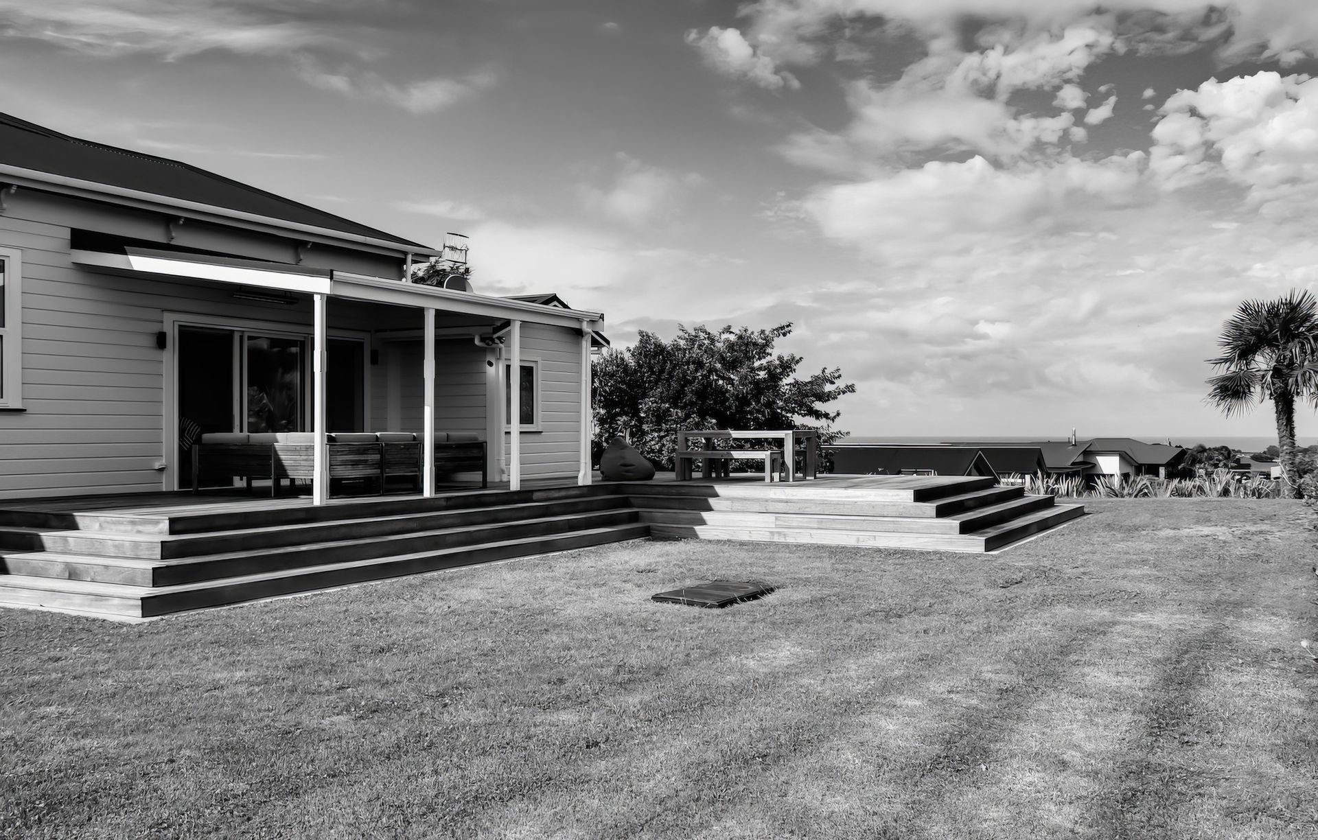 Villa Deck and Bathrooms