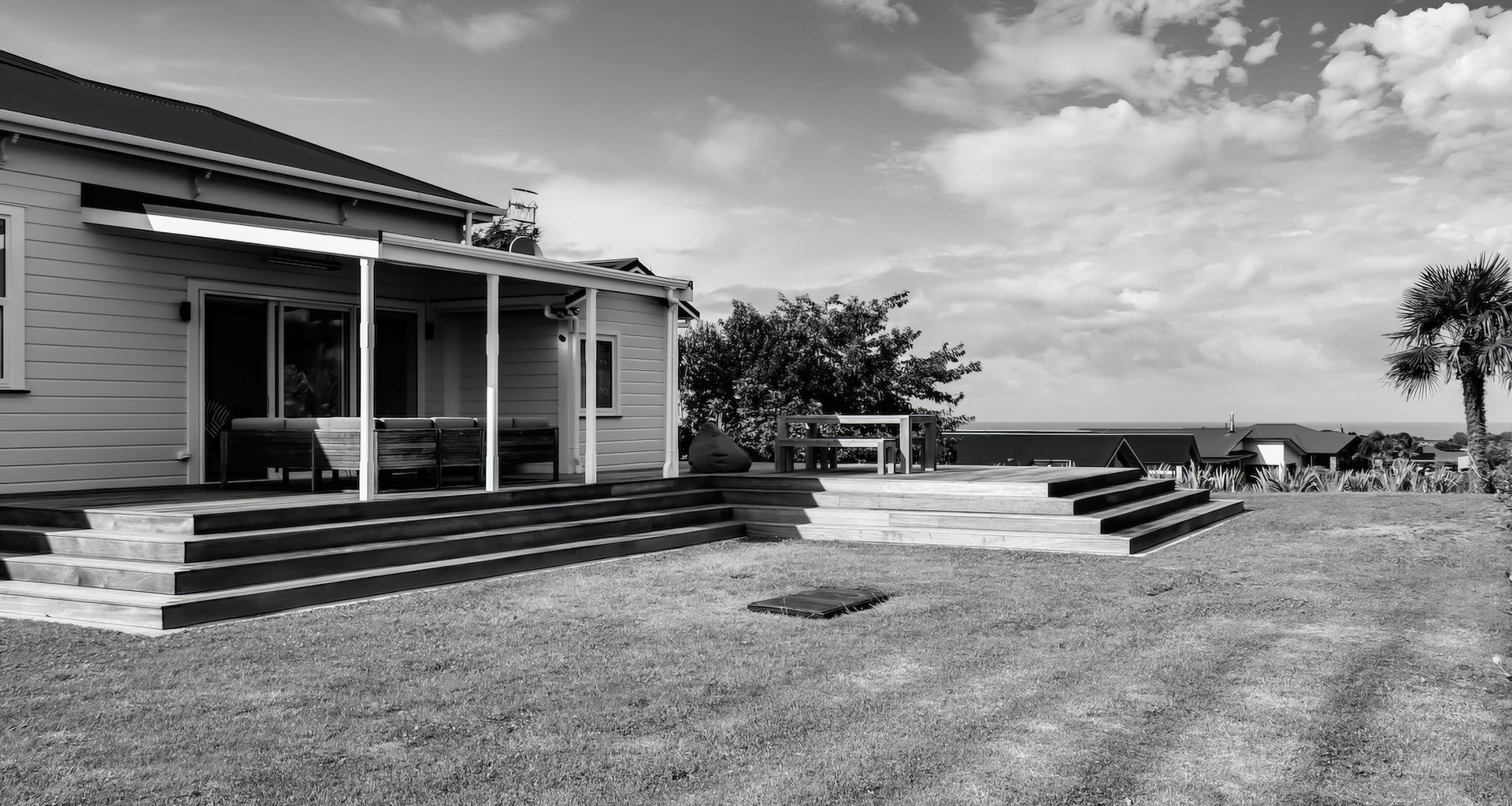 Villa Deck and Bathrooms banner