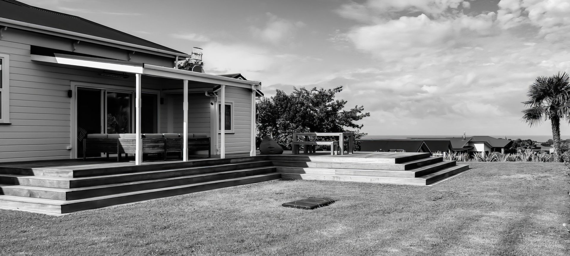 Villa Deck and Bathrooms banner