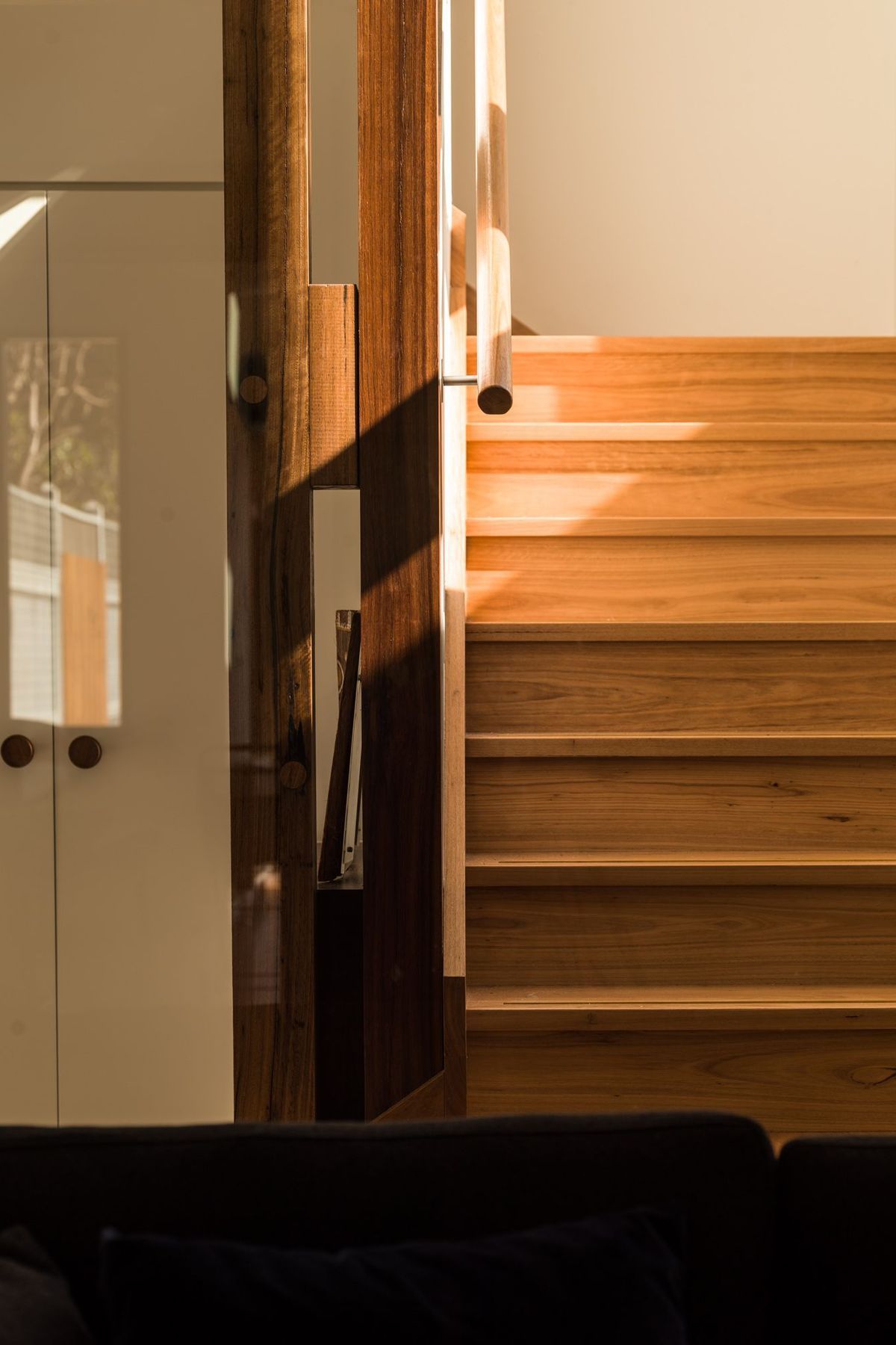 Timber joinery details for the central stair.