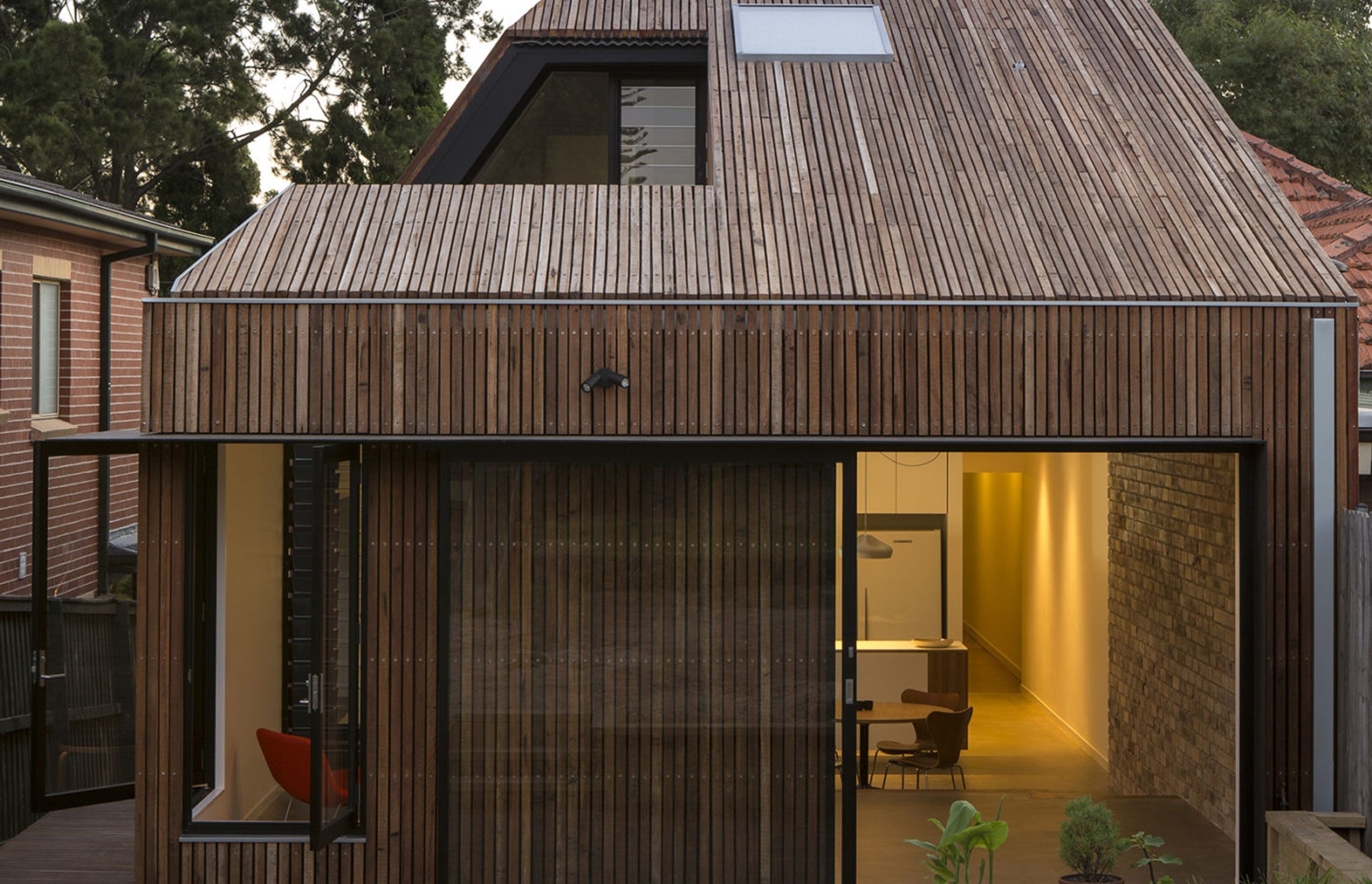 Cut-away Roof House