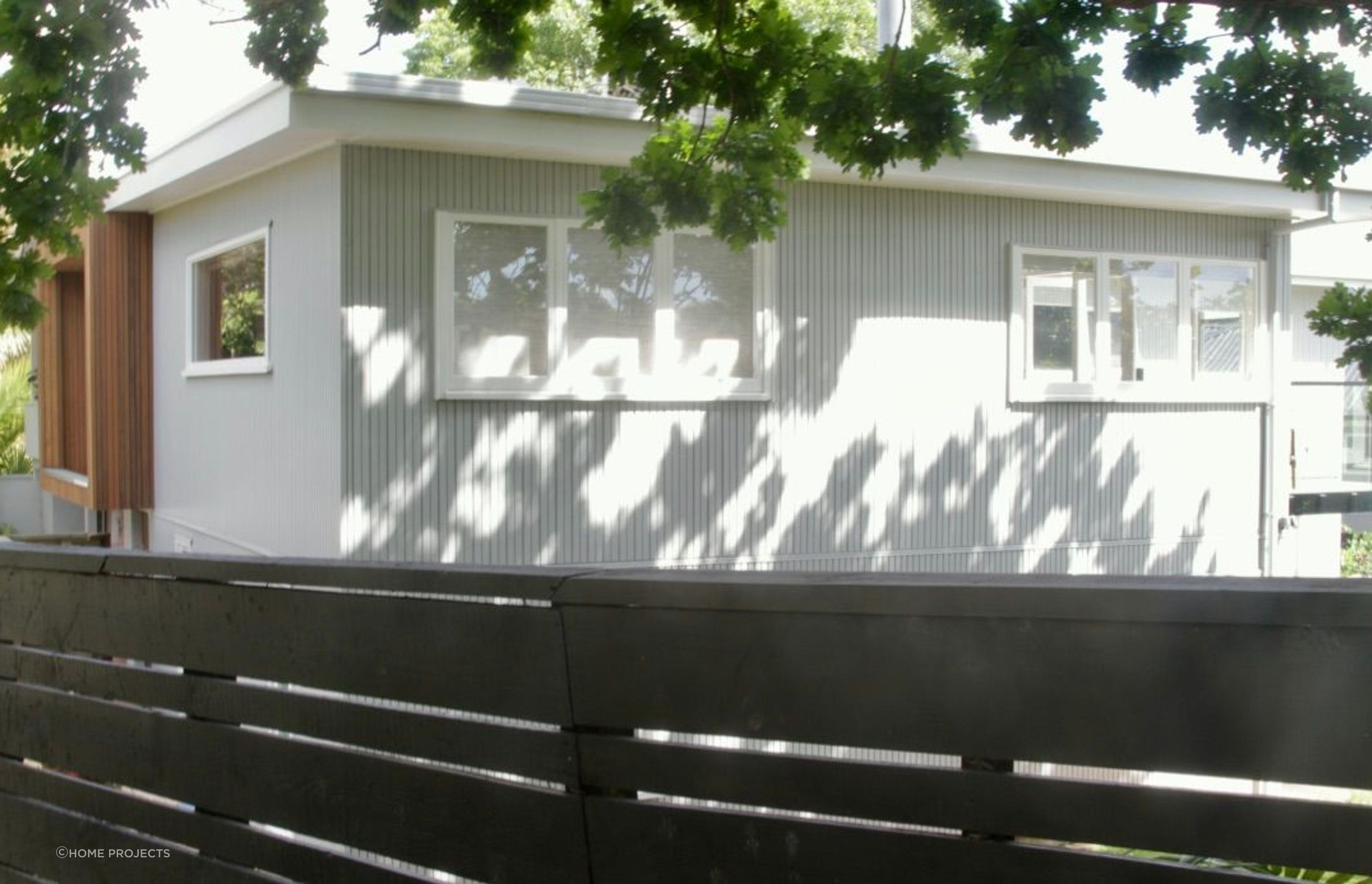 Painted Vertical Cedar Cladding