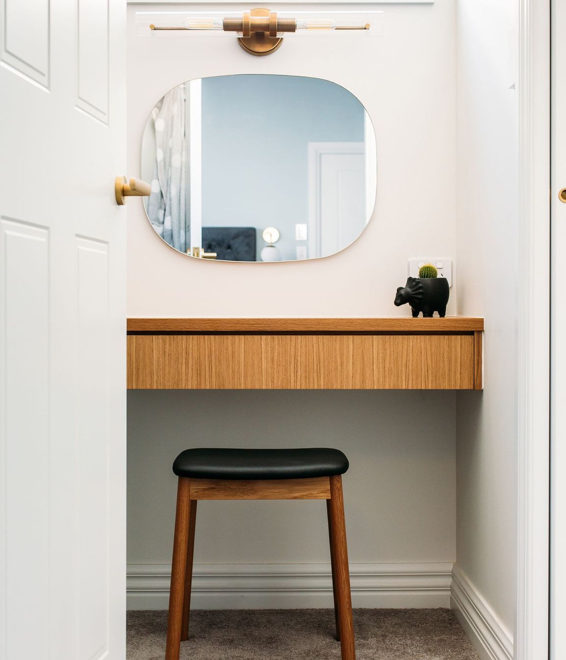 And a gorgeous dressing table and wardrobe adjoins the ensuite.