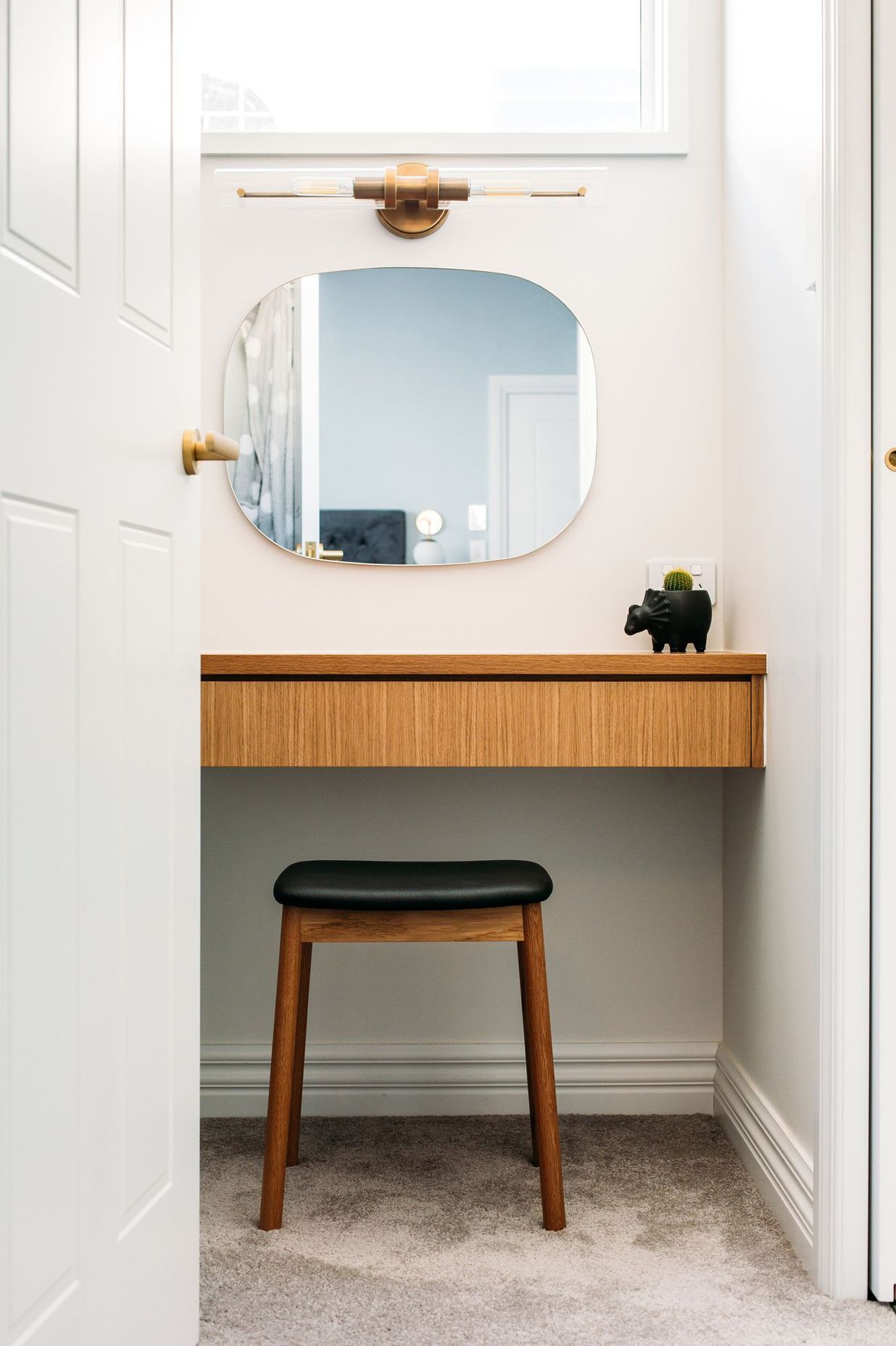 And a gorgeous dressing table and wardrobe adjoins the ensuite.