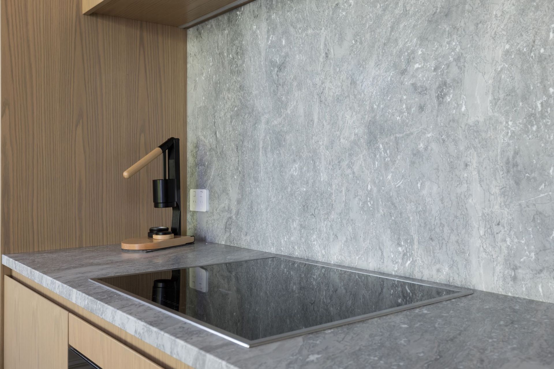 Grey Marble Kitchen