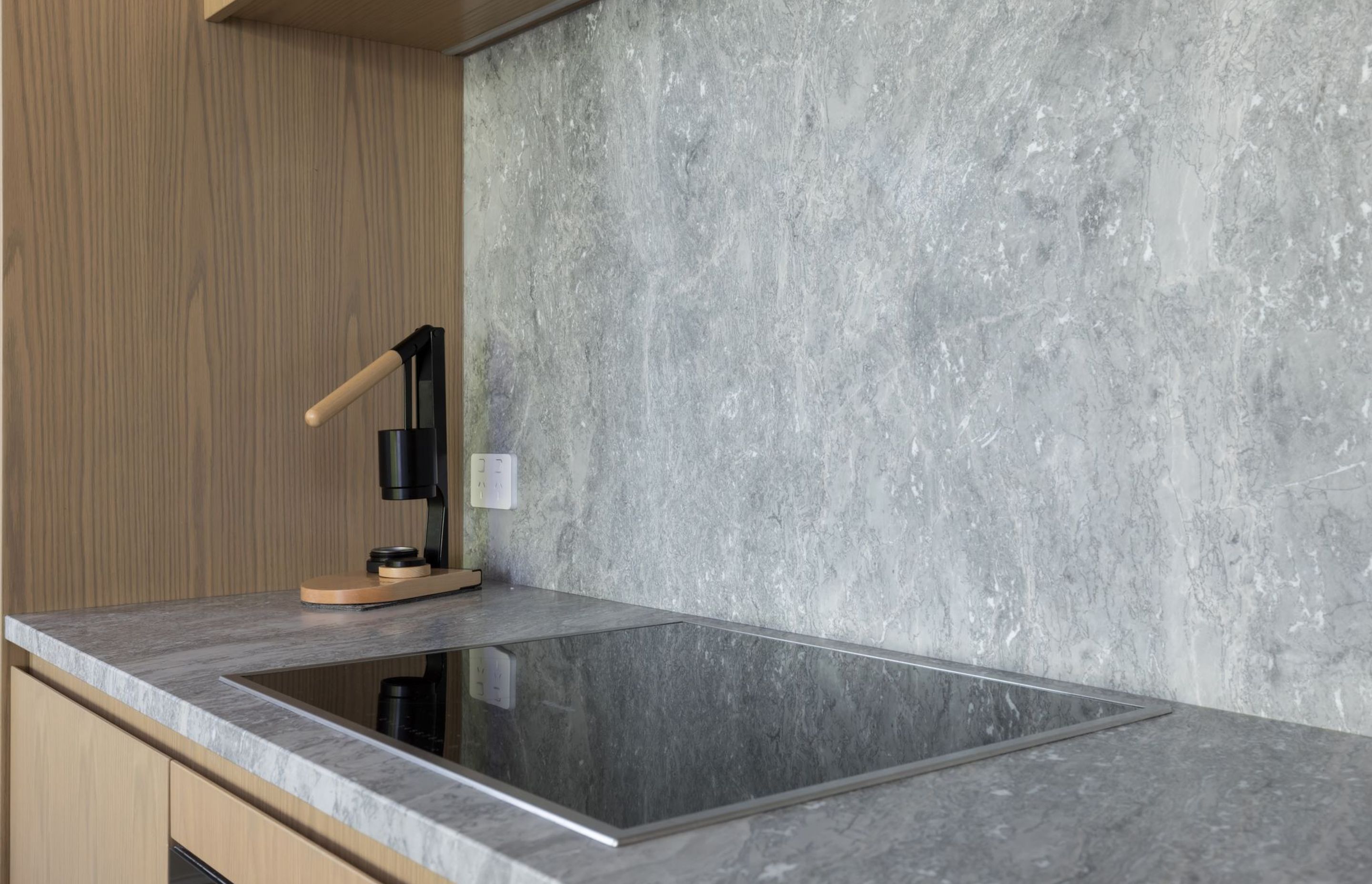 Grey Marble Kitchen