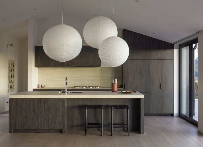 Yoke Architecture, Neolith Strata Argentum Kitchen