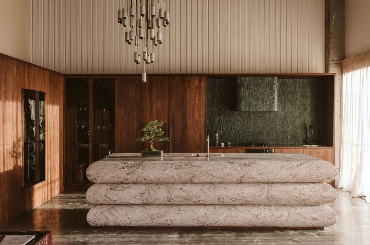 Tantalising Brutalism Kitchen