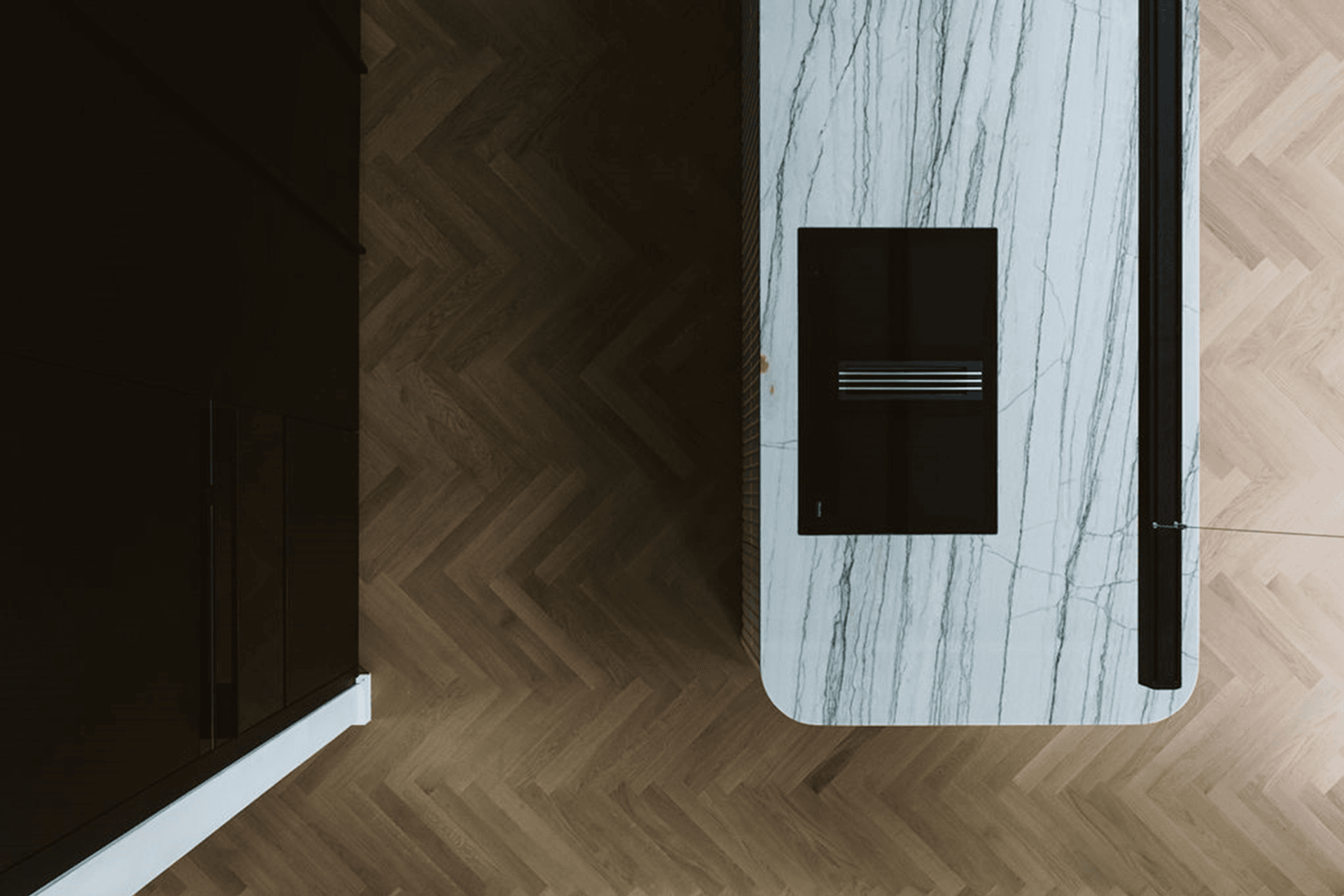 Niwi Residence - Timber Herringbone Flooring