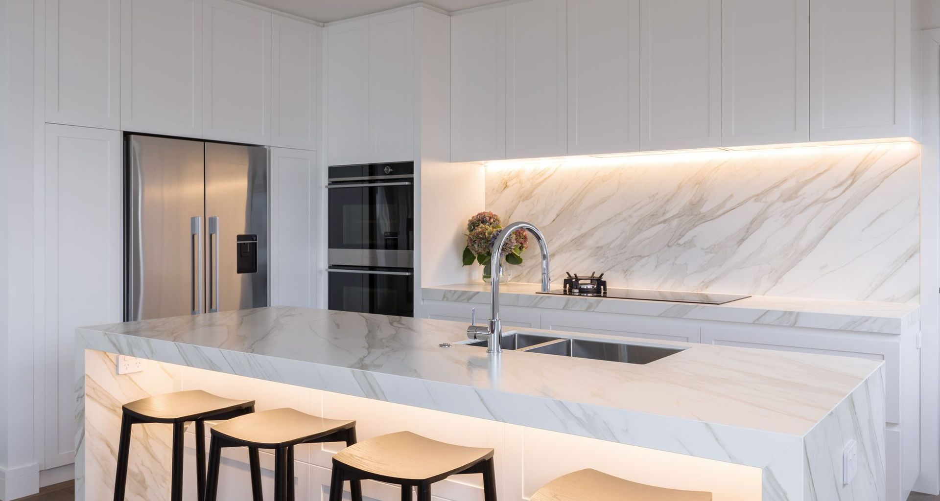White Marble Kitchen banner