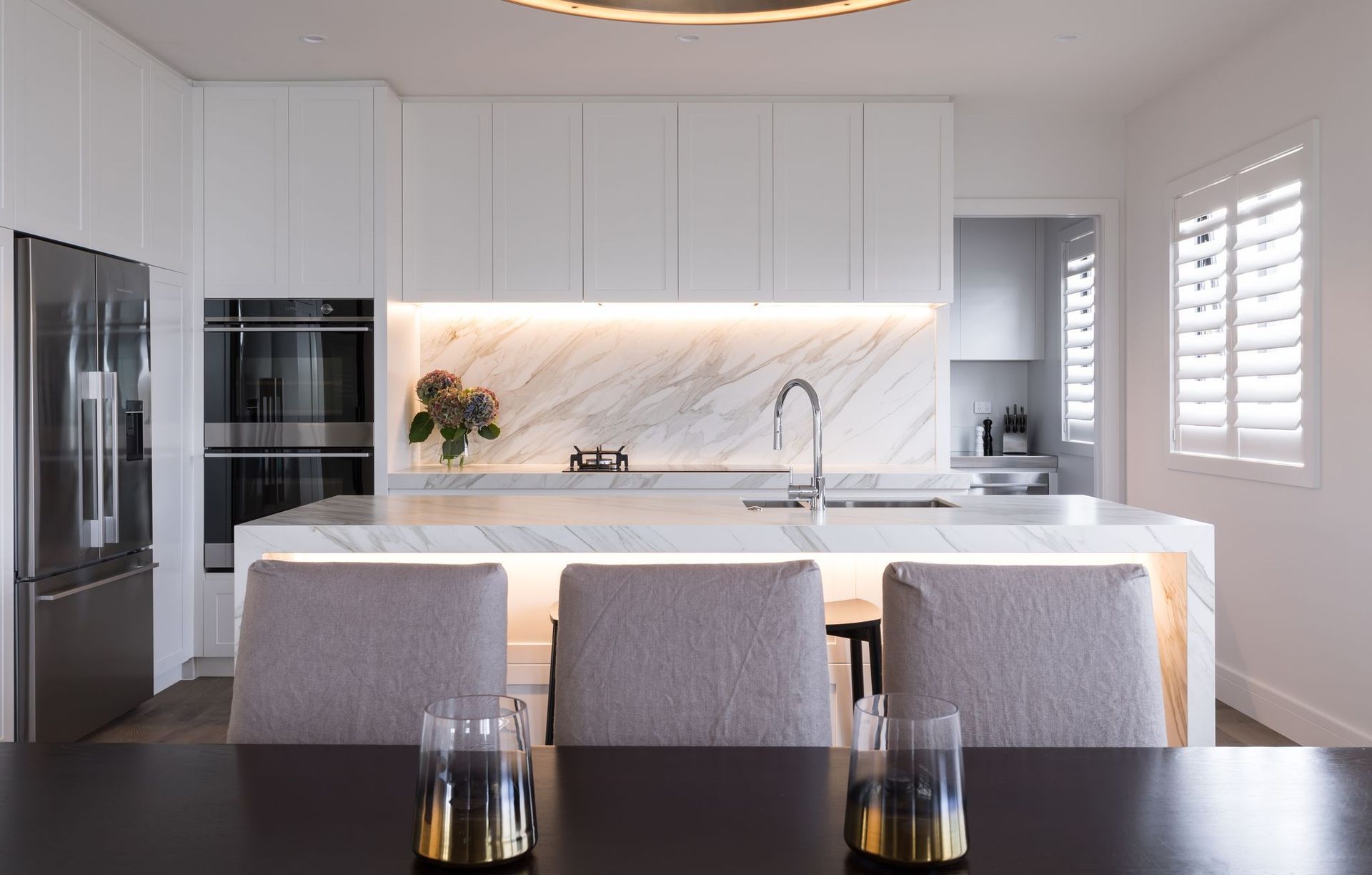 White Marble Kitchen