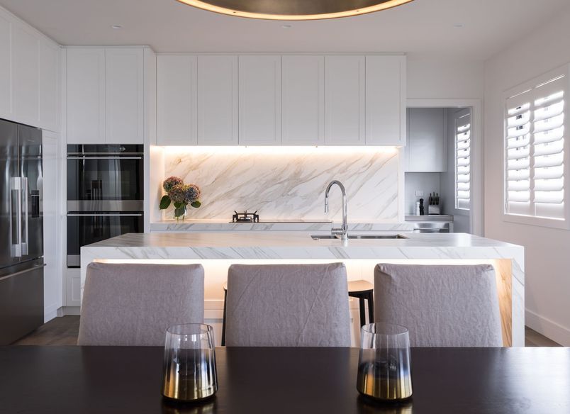White Marble Kitchen