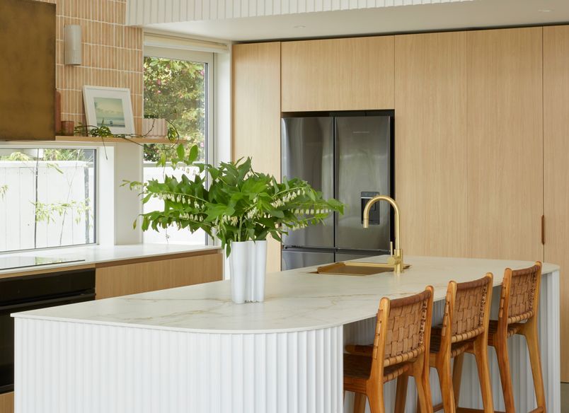 Elegant Kitchen and Living