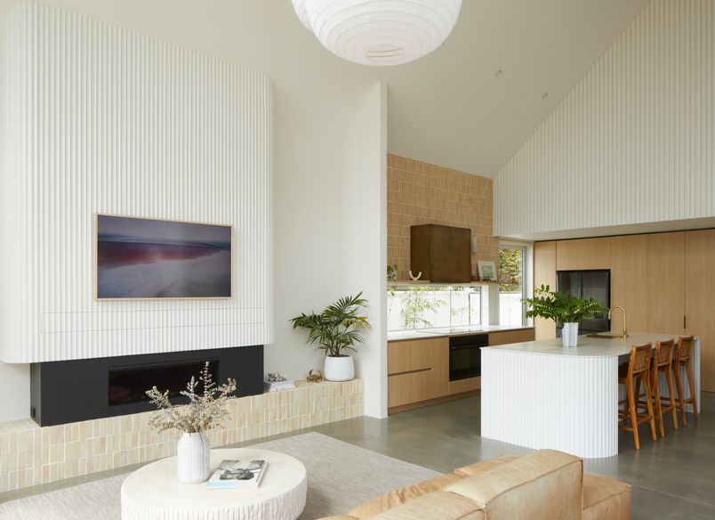 Elegant Kitchen and Living