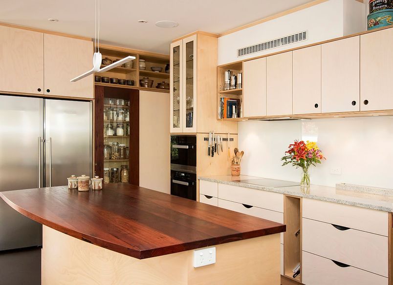 Recycled Jarrah & Plywood Kitchen