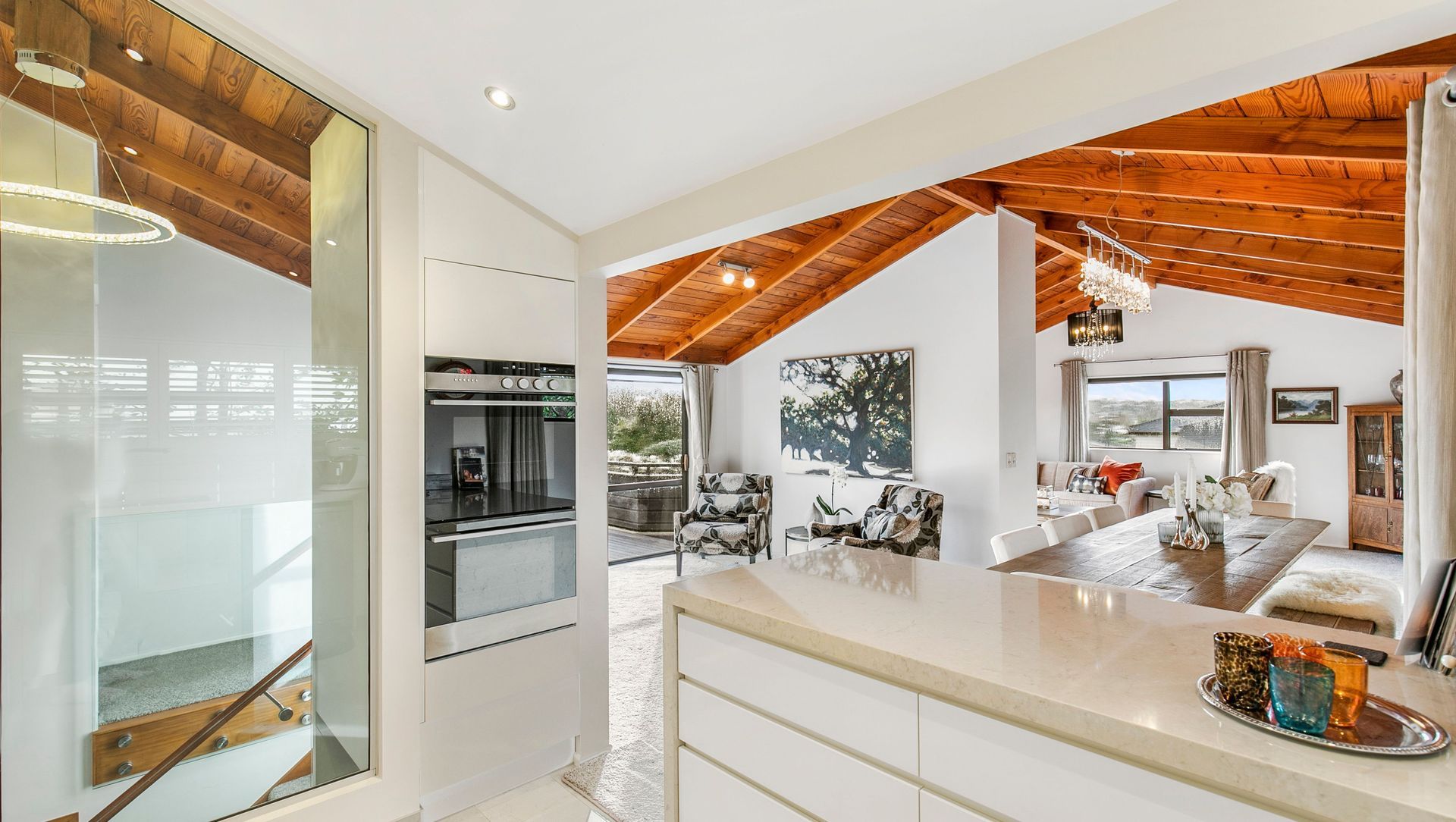 “From Stairs to Storage: How Recessing a Wall Oven can Transform the Kitchen” banner