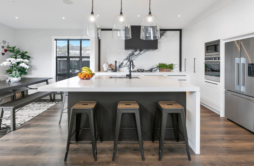Veined Splashback Feature, Millwater
