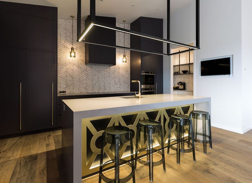 Chevron Splashback Kitchen Design